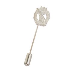 WW2 German Infantry Silver Assault Badge Stickpin