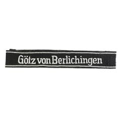 Gotz von Berlichingen Cuff Title