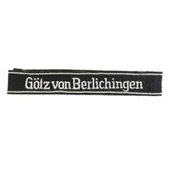 Gotz von Berlichingen Officers Cuff Title