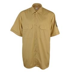Original German Army Short Sleeve Police Shirt - Tan