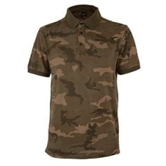 Prewash Co. Polo Shirt - Woodland Camo