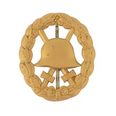 WW1 German Wound Badge Open Back - Gold