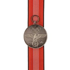 1936 Olympic Games Commemorative Medal - Antique