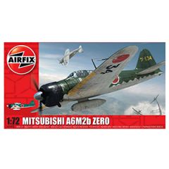 Airfix Japanese Mitsubishi A6M2b Zero Model Kit - 1:72 Scale