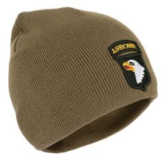 101st Airborne Beanie Hat - US Olive