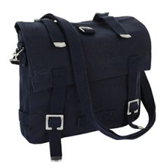 Brandit German Style Canvas Bread Bag - Navy Blue