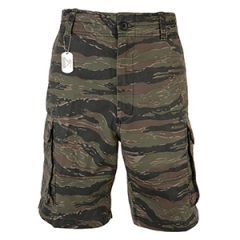 Rothco Vintage Washed Out Paratrooper Shorts - Tiger Stripe