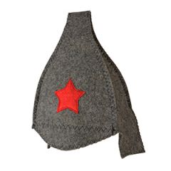 Russian Style Budenovka Woollen Hat - Grey