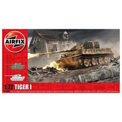 Airfix German Tiger I Tank Model Kit - 1:72 Scale