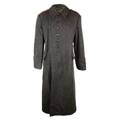 Original Bulgarian Army Wool Greatcoat - Grey