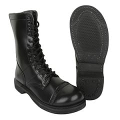 US Paratrooper Leather Boots by Rothco - Black
