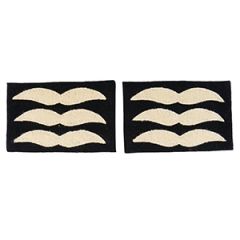 WW2 German Luftwaffe Sleeve Rank Pair - Feldwebel