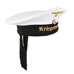 Kriegsmarine EM Sailors Cap - White