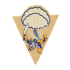 WW2 US 515th PIR Jumping Wolves Pocket Patch