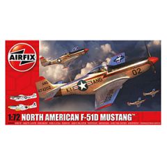 Airfix North American F-51D Mustang Model Kit - 1:72 Scale