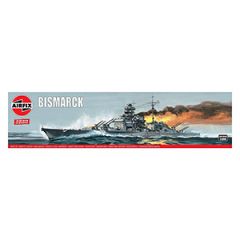 Airfix Bismarck Battleship Model Kit - 1:600 Scale