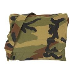 Original Croatian Army Shoulder Bag - Woodland Camo