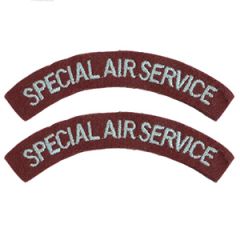 Special Air Service Shoulder Titles - Pair