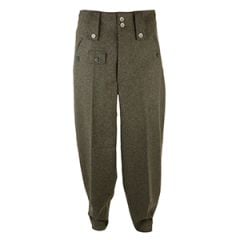 WW2 German M43 Field Grey Wool Trousers - Premium