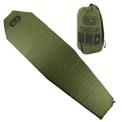 Self Inflating Roll Mat with Carry Bag - Olive