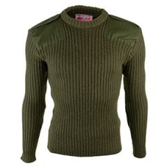 Original British Army Wool Jumper - Green