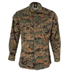 Original USMC MARPAT Woodland Camo Field Shirt