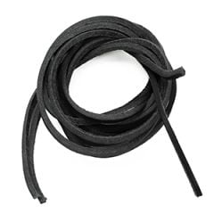 Leather Boot Laces - Black