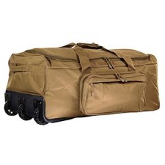 Wheeled 136L Trolley Commando Travel Bag - Coyote