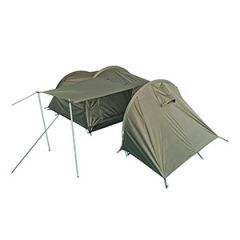 Two Person Tent with Storage Space - Olive Green