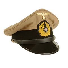 WW2 German Kriegsmarine Tropical Visor Cap - NCO