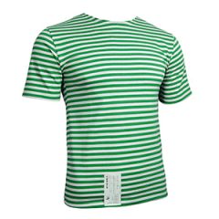 Russian Border Force Telnyashka T-Shirt - Green Stripes