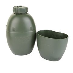 British Army Style 58 Pattern 950ml Water Bottle & Cup - Bottle Green