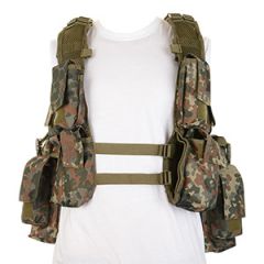 12 Pocket Tactical Vest - Flecktarn 