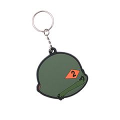 WW2 PVC 3D Keychain - US 2nd Ranger Helmet