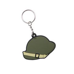 WW2 PVC 3D Keychain - Brodie Helmet