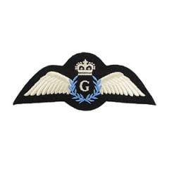 Modern British Reserve Pilot Glider Wings Badge