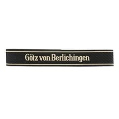 WW2 German Gotz Vor Berlichingen Bevo Cuff Title