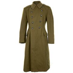 Original Romanian Army Great Coat - Olive Drab