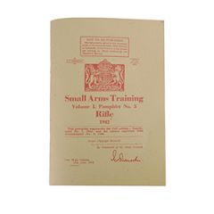 WW2 British Small Arms Gun Training Pamphlet - Rifle 1942