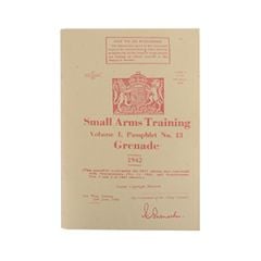 WW2 British Small Arms Training Pamphlet - Grenade 1942