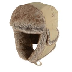 Taslan Ushanka Trapper Hat - Cream