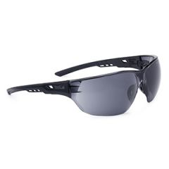 Bolle Ness+ Safety Glasses - Smoke Platinum Lenses