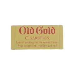 WW2 US Old Gold Cigarette Box