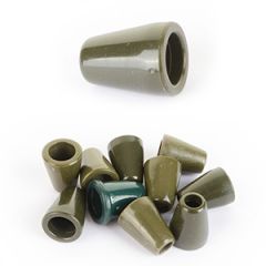 Original British Army Bell Shaped Cord Stoppers - Green