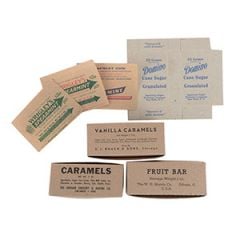 WW2 US K Ration Internal Food Boxes