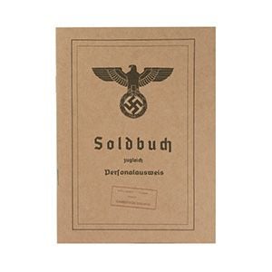 WW2 German Intelligence Training Soldbuch