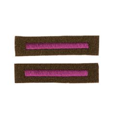 WW2 British Arm of Service Strip Pair - Chaplain