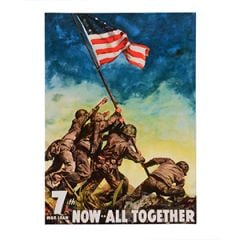 WW2 American 7th War Loan Propaganda Poster