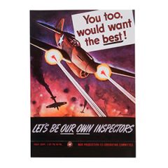 WW2 American Inspectors Propaganda Poster