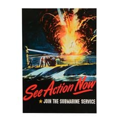 WW2 American Submarine Service Propaganda Poster